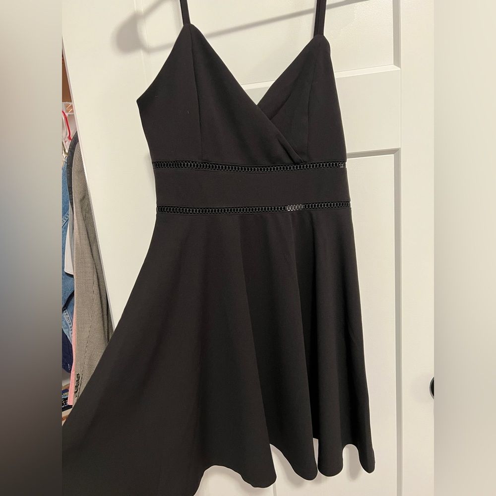 Black cocktail dress